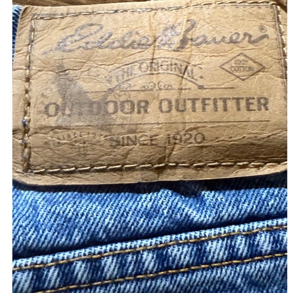 Eddie Bauer Womens Petite 16 Jeans Denim Blue Outdoor Outfitters Cotton - Picture 1 of 10